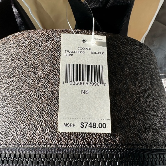 Michael Kors Cooper Brown - Men’s Luxury Backpack - Picture 2 of 8